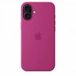 Capa MagSafe iPhone 16 Plus Silicone Fcsia
