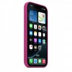 Capa MagSafe iPhone 16 Pro Silicone Fcsia