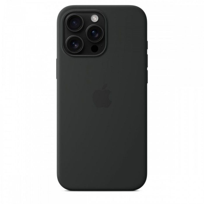Capa MagSafe iPhone 16 Pro Max Silicone Preto