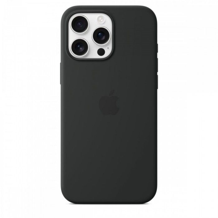 Capa MagSafe iPhone 16 Pro Max Silicone Preto
