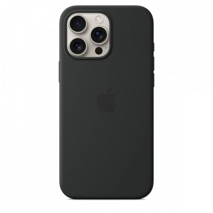 Capa MagSafe iPhone 16 Pro Max Silicone Preto