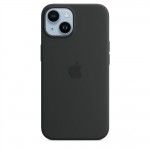 Capa MagSafe iPhone 14 Silicone Meia-noite