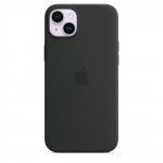 Capa MagSafe iPhone 14 Plus Silicone Meia-noite
