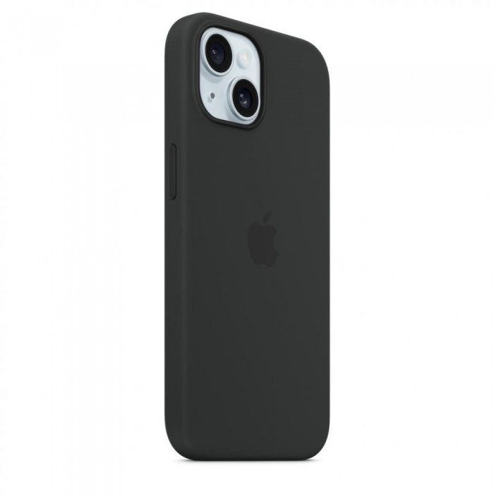 Capa MagSafe iPhone 15 Silicone Preto