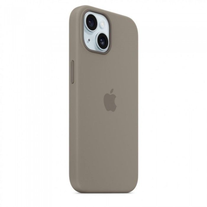 Capa MagSafe iPhone 15 Silicone Barro