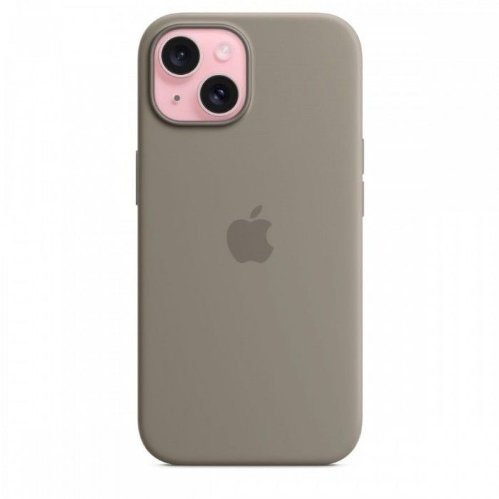Capa MagSafe iPhone 15 Silicone Barro