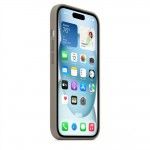 Capa MagSafe iPhone 15 Silicone Barro