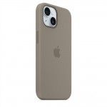 Capa MagSafe iPhone 15 Silicone Barro