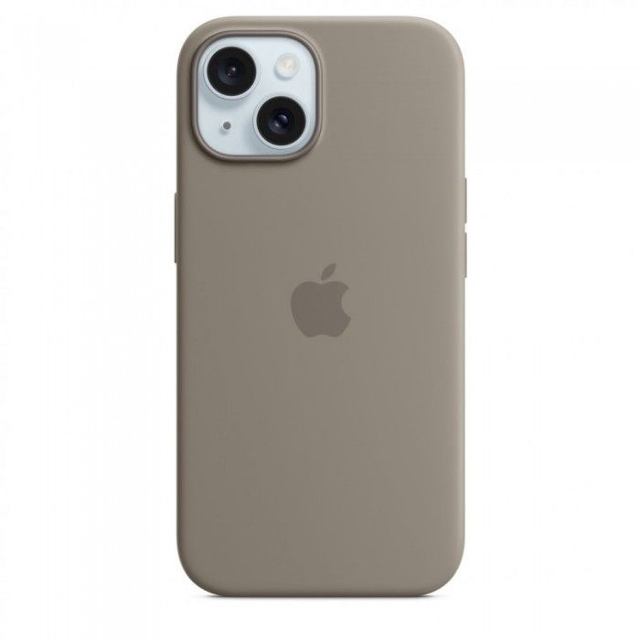 Capa MagSafe iPhone 15 Silicone Barro