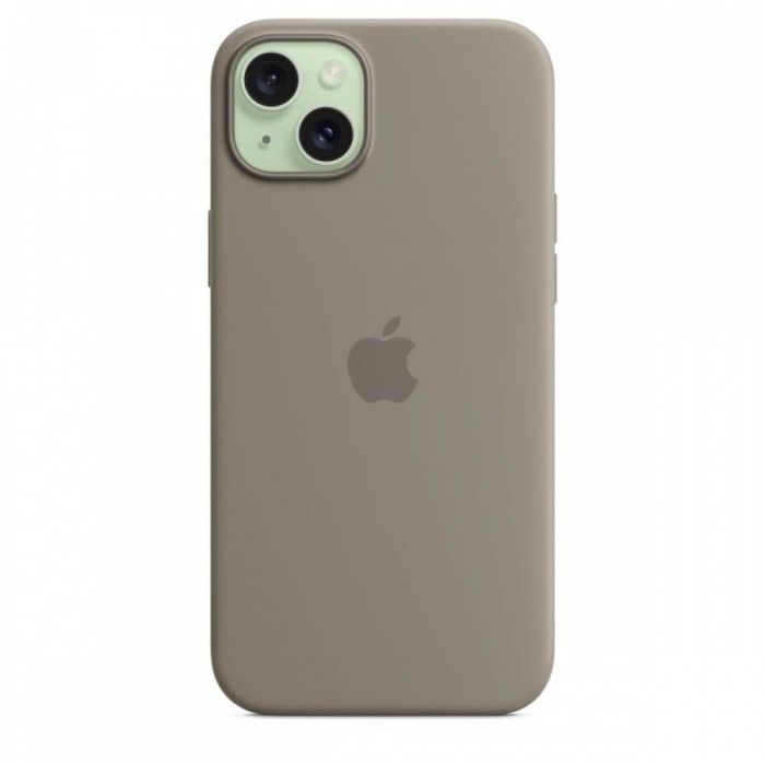 Capa MagSafe iPhone 15 Plus Silicone Barro