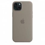 Capa MagSafe iPhone 15 Plus Silicone Barro