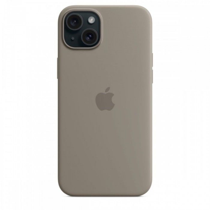 Capa MagSafe iPhone 15 Plus Silicone Barro