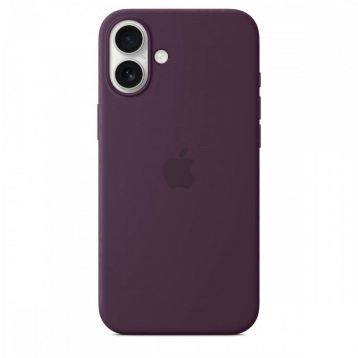 Capa MagSafe iPhone 16 Plus Silicone Ameixa