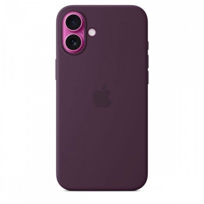 Capa MagSafe iPhone 16 Plus Silicone Ameixa