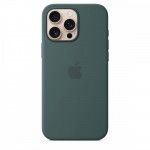 Capa MagSafe iPhone 16 Pro Max Silicone Verde lago