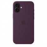 Capa MagSafe iPhone 16 Plus Silicone Ameixa