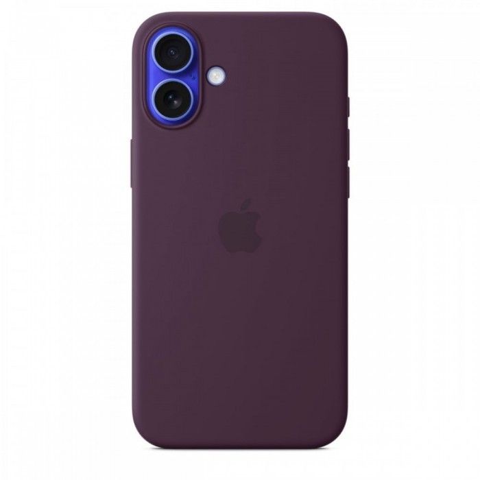 Capa MagSafe iPhone 16 Plus Silicone Ameixa