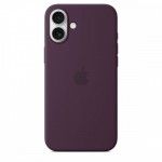 Capa MagSafe iPhone 16 Plus Silicone Ameixa