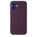 Capa MagSafe iPhone 16 Plus Silicone Ameixa