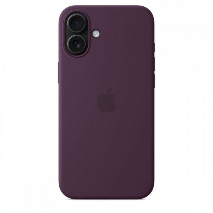 Capa MagSafe iPhone 16 Plus Silicone Ameixa