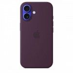 Capa MagSafe iPhone 16 Silicone Ameixa