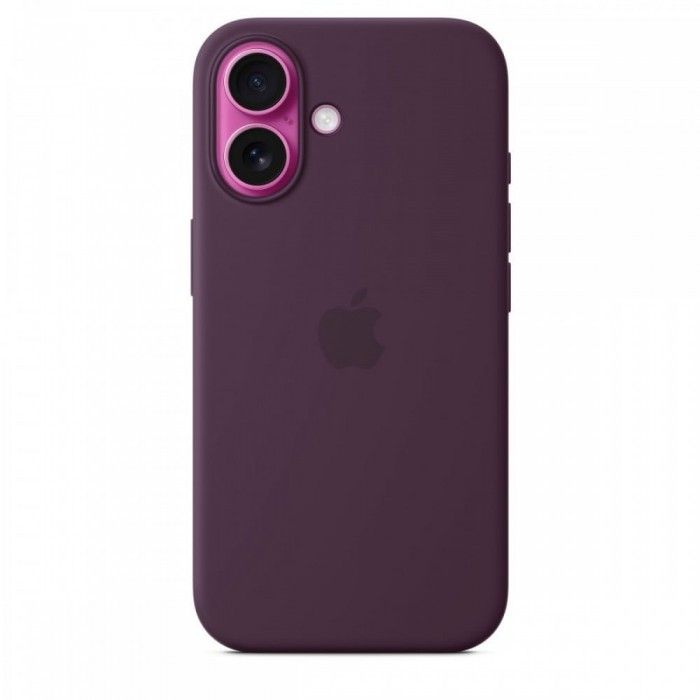 Capa MagSafe iPhone 16 Silicone Ameixa