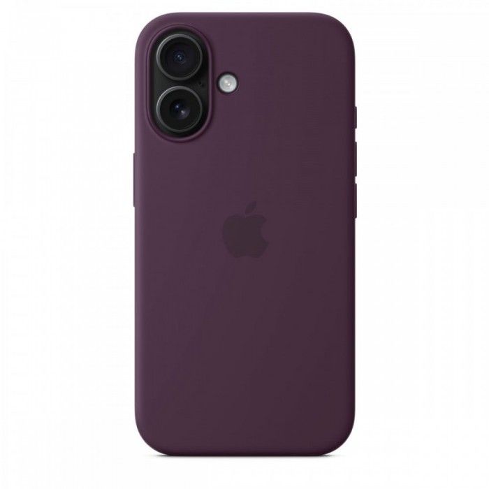 Capa MagSafe iPhone 16 Silicone Ameixa