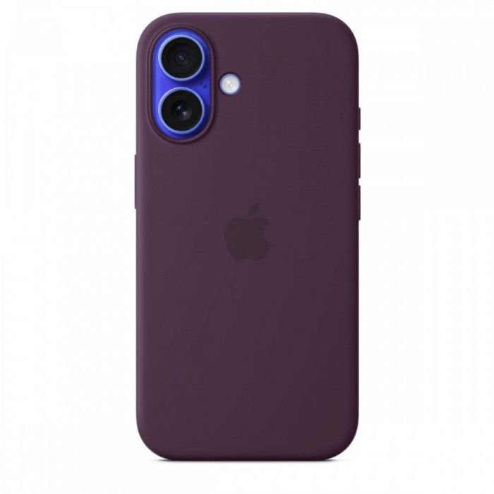 Capa MagSafe iPhone 16 Silicone Ameixa