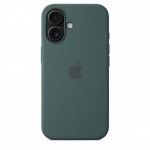 Capa MagSafe iPhone 16 Silicone Verde lago