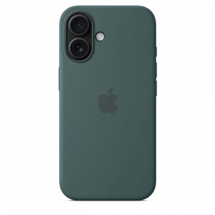 Capa MagSafe iPhone 16 Silicone Verde lago