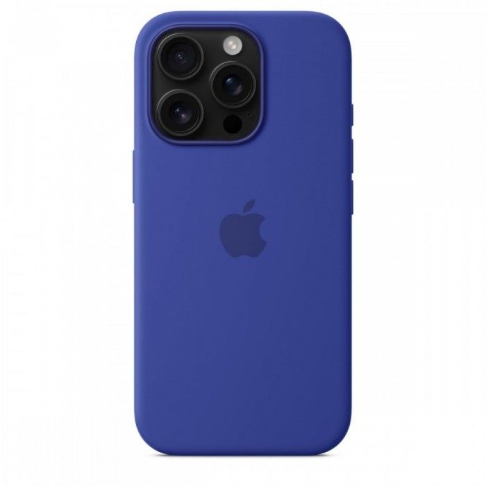 Capa MagSafe iPhone 16 Pro Silicone Ultramarino