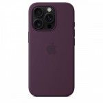 Capa MagSafe iPhone 16 Pro Silicone Ameixa