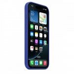 Capa MagSafe iPhone 16 Pro Silicone Ultramarino