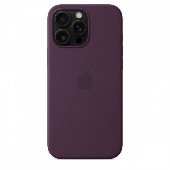 Capa MagSafe iPhone 16 Pro Max Silicone Ameixa