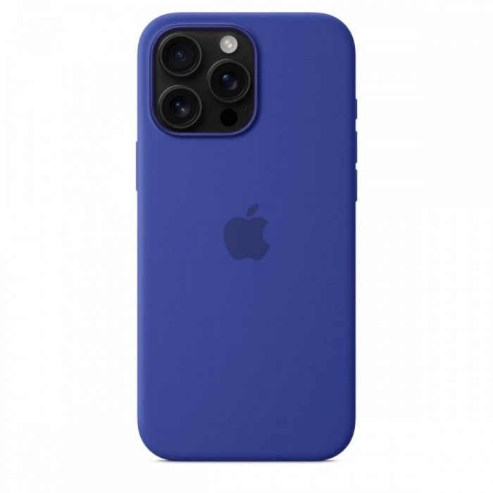Capa MagSafe iPhone 16 Pro Max Silicone Ultramarino