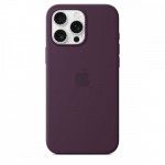Capa MagSafe iPhone 16 Pro Max Silicone Ameixa