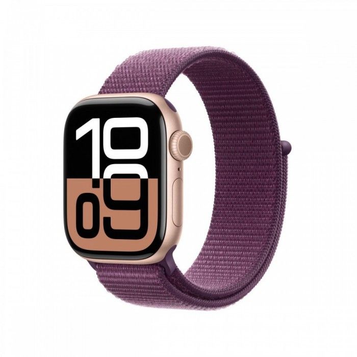 Watch Series 10 Cellular 42mm Dourado Ameixa Loop