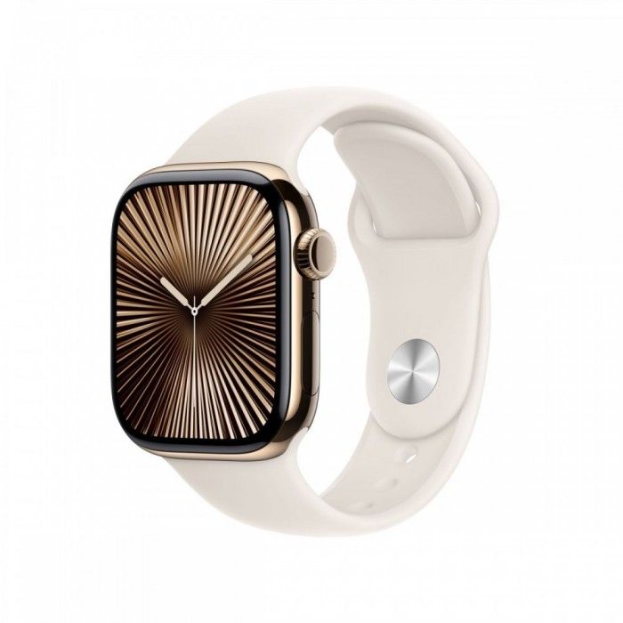 Watch Series 10 Cellular 42mm Dourado Luz estrelas M/L