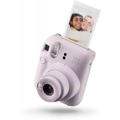 Camara Instax Mini12 Lila Instantanea Modo Selfie Pelicula 54X86 Foto 46X62