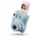 Camara Instax Mini12 Azul Instantanea Modo Selfie Pelicula 54X86 Foto 46X62