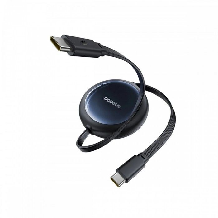 Cabo retratil baseus nomos free2pull c-c 100w 1.5m