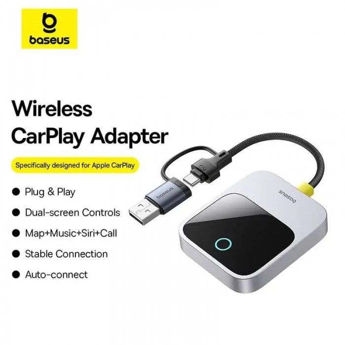 Adaptador Auto Safejourney Carplay BLACK
