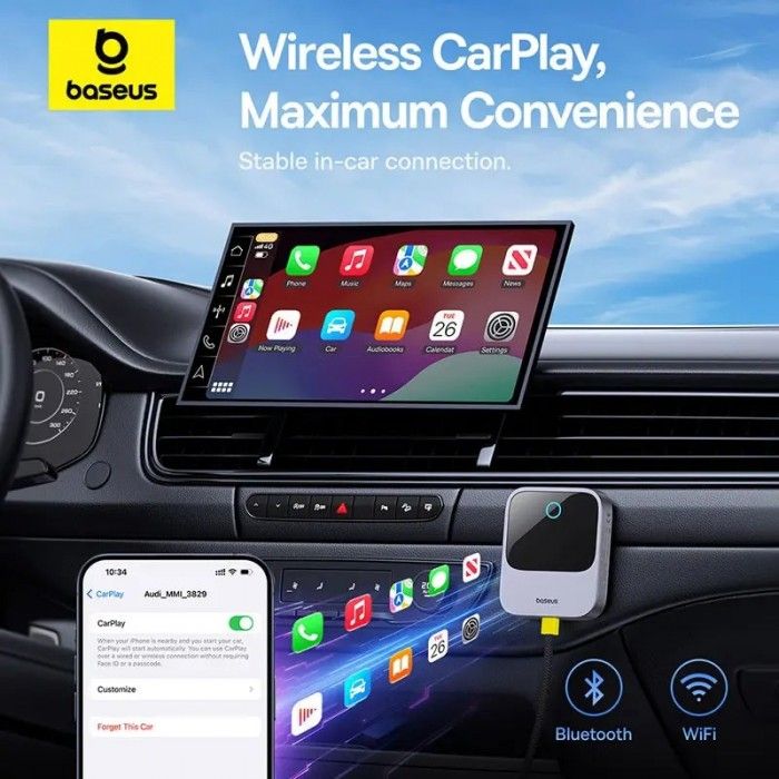 Adaptador Auto Safejourney Carplay BLACK