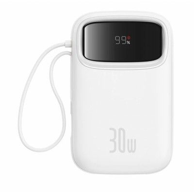 Power Bank QPow 2 2xUSB-C 10000mAh 30W White
