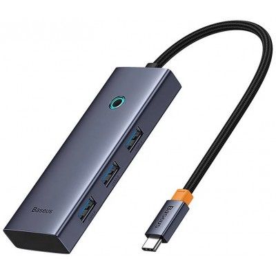 Hub USB UltraJoy Series 5-Port Space Grey (3xUSB+RJ45+PD)