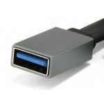 Hubbies USB 3 1 Type-C-1-Portas USB 3.0 + 2-Portas USB 2 0 Cabo Hub: Cinza
