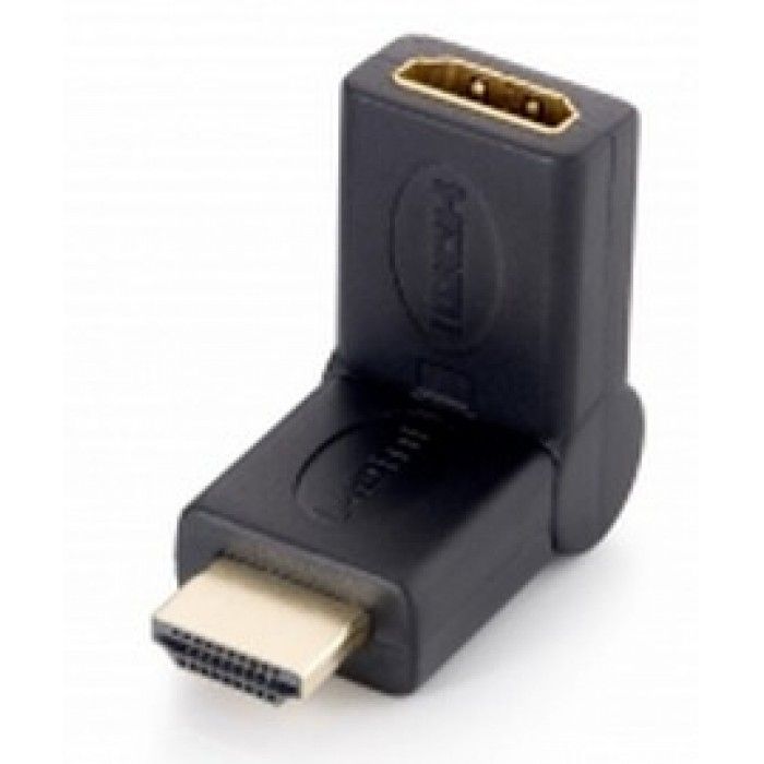 HDMI > HDMI Adaptador foldable. M->F. Preto