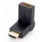 HDMI > HDMI Adaptador foldable. M->F. Preto