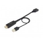 Adaptador HDMI / DisplayPort M/F PRETO