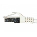 Cabo de Rede Cat.7 S / FTP (PIMF) LSOH branco 5.0m 600MHz